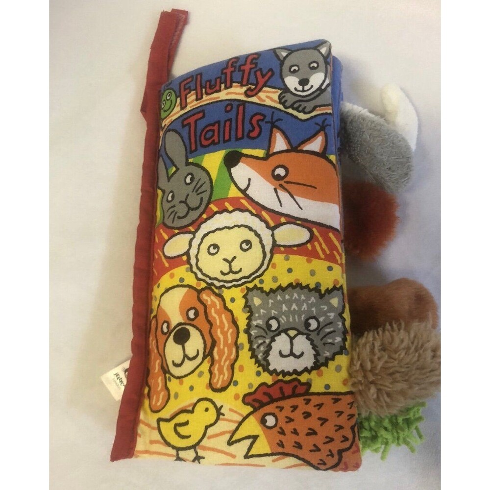 Jellycat Fluffy Tails Soft Book